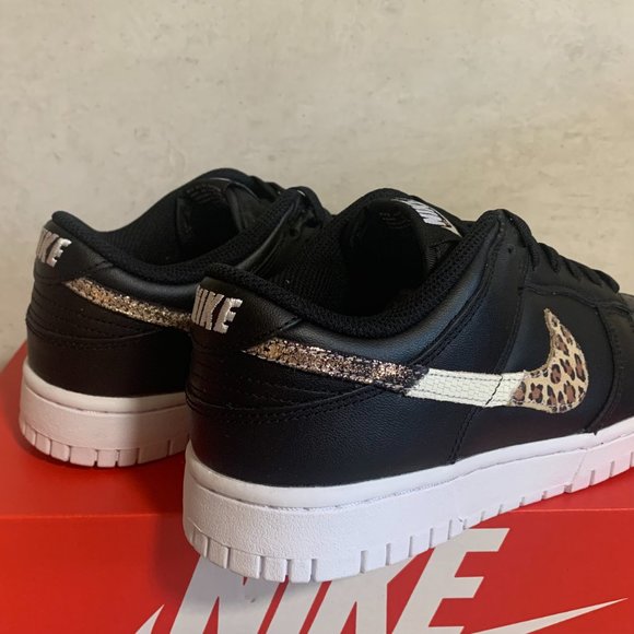 Nike Dunk Low Animal Instinct Black Womens Size 7.5US - Picture 5 of 7